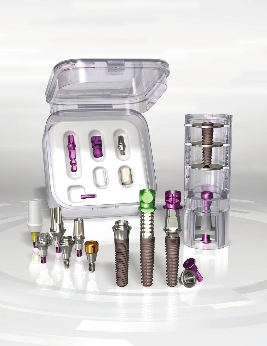 Simply Smarter Implantology Innovative Designs with Inclusive Packaging Mount-Free Prosthetics & SMART PACKS LOCATOR Multi-Unit Internal Hex Call to find out which one best