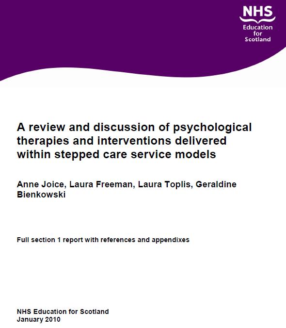 What is stepped-care model? Principles & Evidences Principles 1. Enhance capacity of mental health service/ access to evidence based psychological intervention 2.
