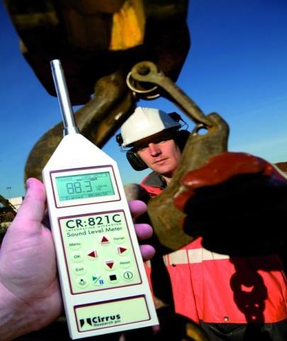 General Requirements Noise Monitoring: Area Monitoring is conducted using a sound level meter to evaluate area noise