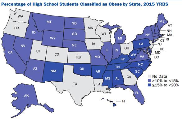 6% of high school students in Texas are overweight 19.1% of 10-17 year olds in Dallas Metro are either overweight or obese.