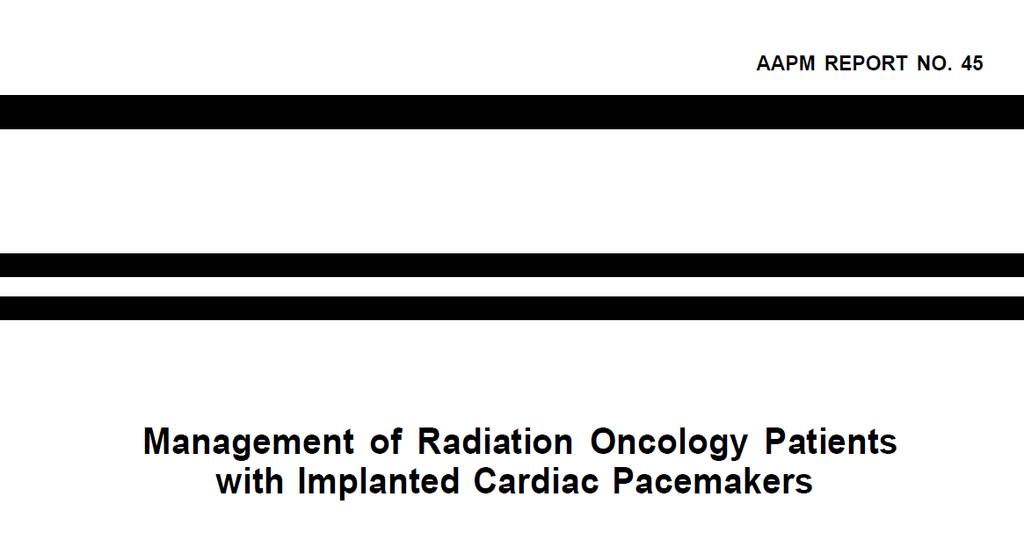 Oncology Patients with Implanted Cardiac Pacemakers (1994)