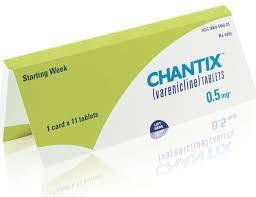 Pharmacotherapy Varenicline (Chantix) Acts on the brain nicotine