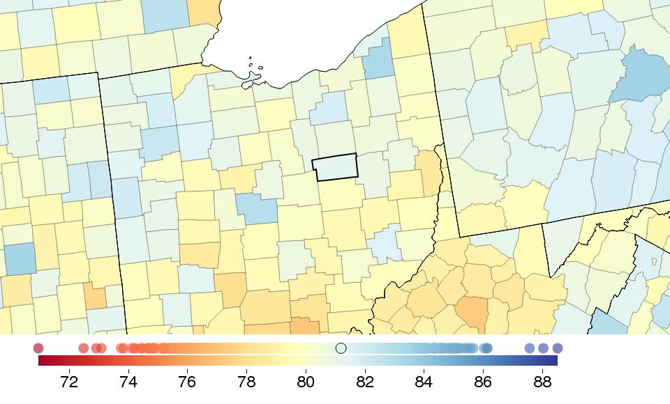 COUNTY PROFILE: Holmes County, Ohio US COUNTY PERFORMANCE The Institute for Health Metrics and Evaluation (IHME) at the University of Washington analyzed the performance