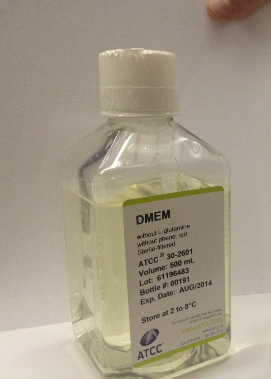Common Media Eagle s Minimum Essential Media (EMEM; ATCC 30-2003 ) Contains Earle s balanced salt solution, nonessential amino acids, glycose, and sodium pyruvate Because EMEM is a simple medium, it