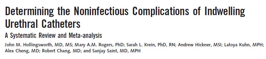 SEPTEMBER 17, 2013 Many noninfectious catheter-associated complications