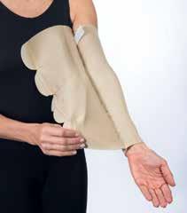 UPPER EXTREMITY JOBST FarrowWrap ARMPIECE SUITABLE FOR 24-HOUR WEAR LITE Armpiece* LITE armpiece is an anatomically contoured, effective solution to control upper extremity edema.