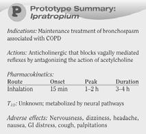 Prototype Anticholinergic Bronchodilators Xanthines Action Direct effect on the smooth muscles of the respiratory tract, both in the bronchi and in the blood vessels Inhibit release of SRSA and