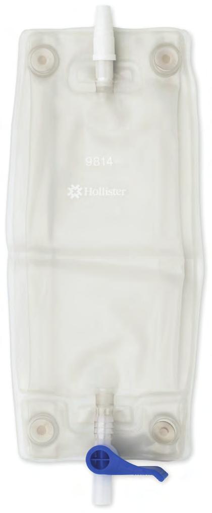 Leg Bag System Hollister leg bags maintain a low profile as
