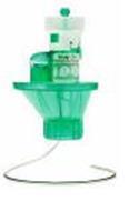 2 nebulizer or high FiO2 varible nebulizer Set the oxygen flow meter to 10-12 liters, and