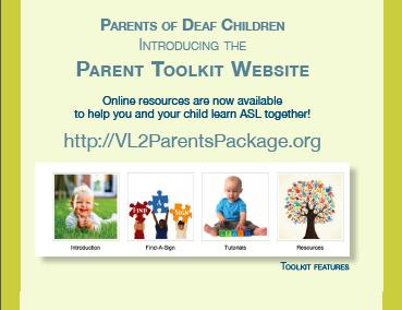 We have developed a Parent Toolkit website with online tutorials for parents on facilitating early visual communication and language play with their infants.