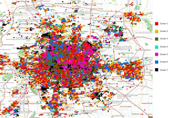 Mapping Dynamic Urban Land Use Patterns (using Temporal Pattern