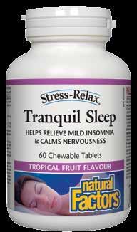 Improves sleep quality when taken in the evening Berry and tropical fruit