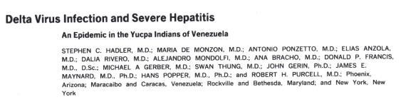 Labrea Hepatitis (Labrea Black Fever) children and young adults males more often than females often clusters in families fulminant form of viral hepatitis