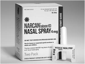 Intranasal Naloxone (IN) Commercially available as a single 4mg dose in a 0.