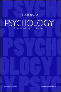 The Journal of Psychology Interdisciplinary and Applied ISSN: