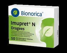 It acts upon the first signs of a cold, strengthens the body s own defences and alleviates the progression of the cold. Imupret N Dragées Traditionally used for the first signs and during a cold, e.