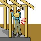 Use step ladders, stepping stools