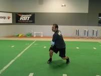 SANDBAG ROTATIONAL TOSS (FIGURES 11 AND 12) Stand with the feet parallel and assume an athletic position with the back neutral, knees bent, and core engaged.