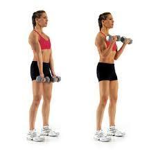 Biceps curl Turn to the person next to you.
