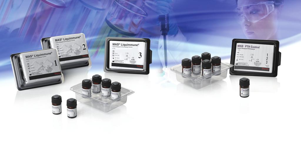 MAS Quality Controls Thermo Scientific MAS third party quality controls are available for the TDM assays and provide an unbiased and independent assessment of the laboratory s testing system.