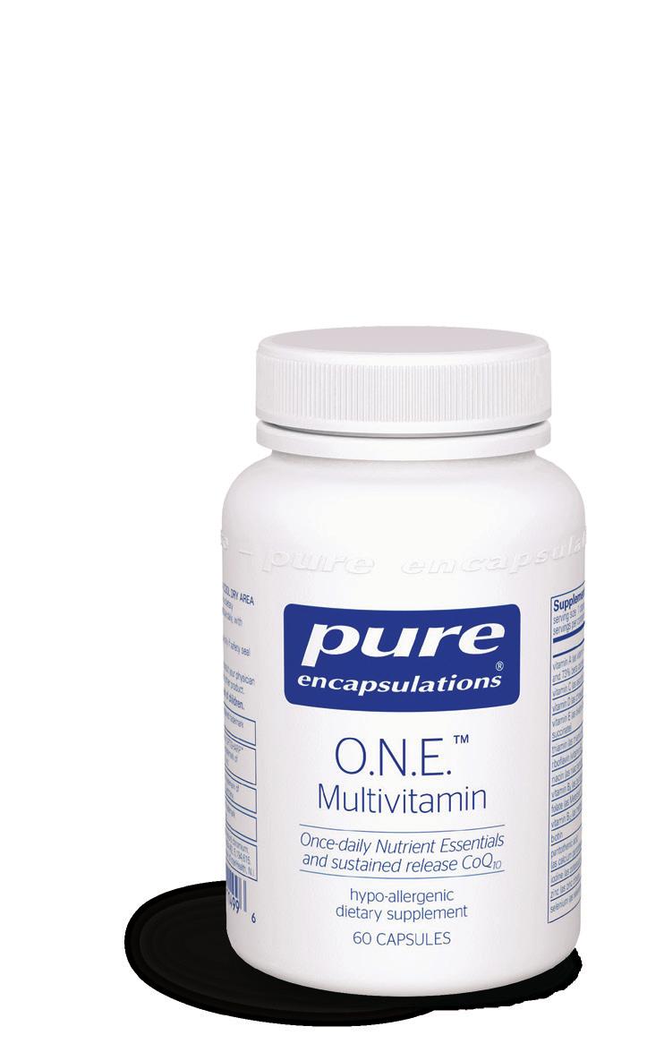 Multivitamin Provides vitamins A, B, C, D and E in highly bioavailable forms Provides Metafolin L-5-methyltetrahydrofolate (L-5-MTHF) and a comprehensive antioxidant complex, including