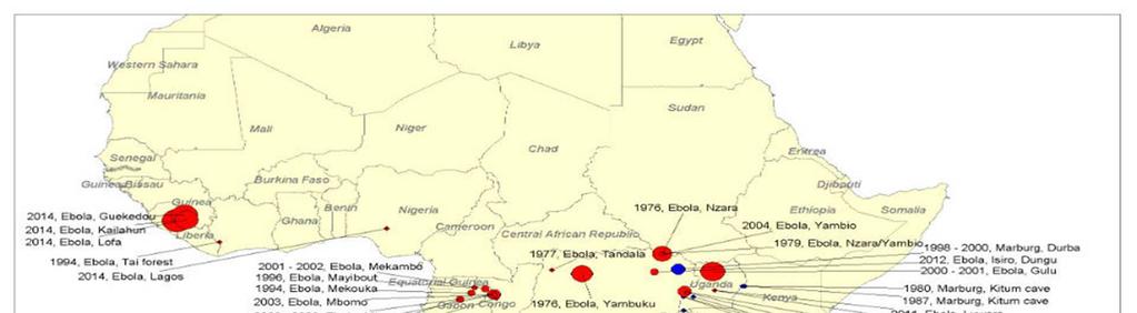 Ebola in Africa Source:https://www.gov.