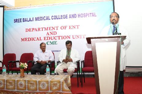 The speaker of the day was Dr. Suresh Kumar, Vijaya Helth Care, Chennai.