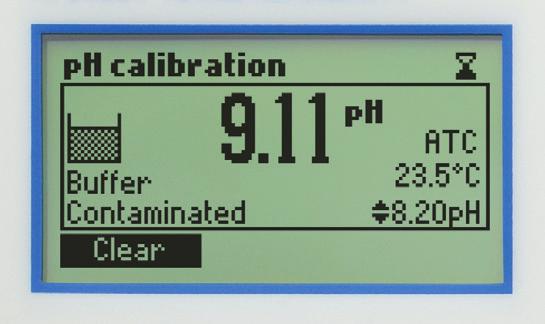 pump calibration data to help keep measurements accurate and