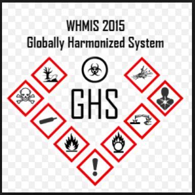 WHMIS 2015 Canada has aligned the Workplace Hazardous Materials Information System (WHMIS) with the Globally Harmonized System of Classification and Labelling of Chemicals (GHS) The main components