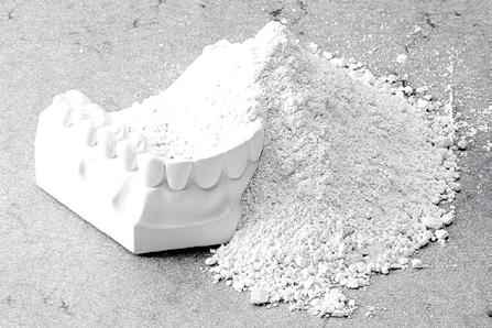 Orthodontic Plaster and Stone Snowy white plaster mixes easily and trims without fault.