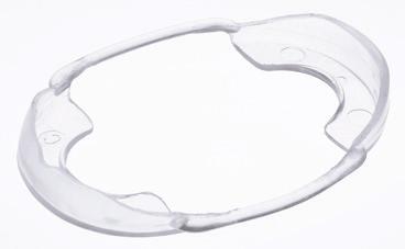 Flexible channel design fits loosely over anterior sextants Device can be worn comfortably by