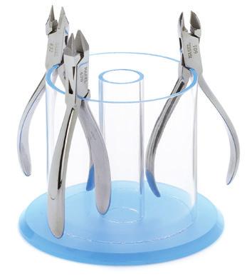 Instrument Racks Pliers Rack with Hinged Cover The hinged cover protects pliers while allowing easy access. Holds up to 10 instruments 8" W x 6½" D x 8" H (20.3 cm x 16.5 cm x 20.