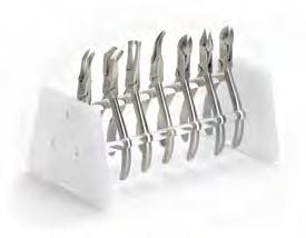 Organizers Instrument Racks Pliers Rack with Hinged Cover The hinged cover protects pliers while allowing easy access. Holds up to 10 instruments 8" W x 6½" D x 8" H (20.3 cm x 16.5 cm x 20.