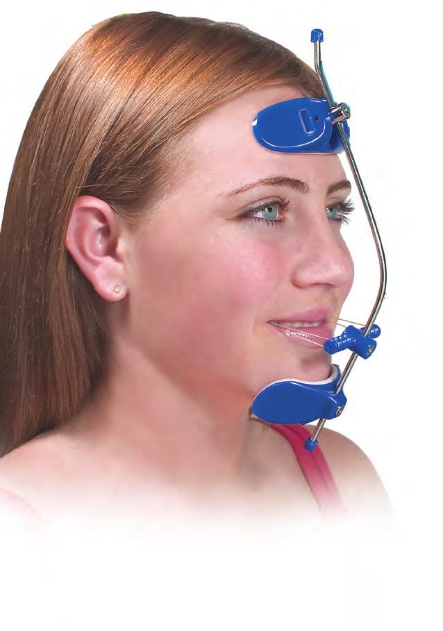 Facemasks Multi-Adjustable Facemask Features a forehead and chin rest with dual air vents for