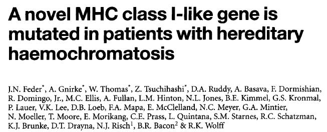Key Events in Hemochromatosis (4) J.N.