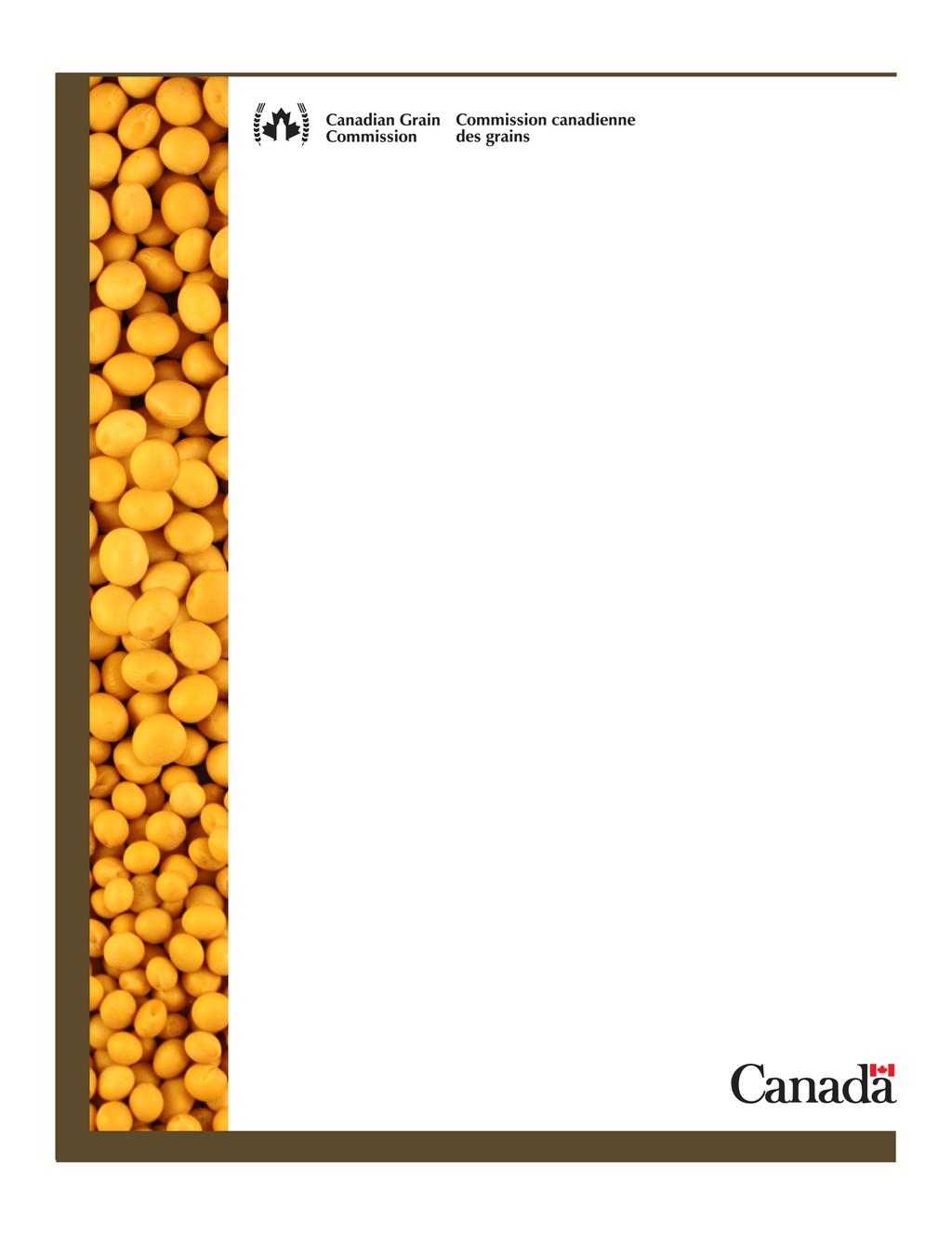ISSN 1927-8225 Quality of Canadian food-type soybeans 2014 Ning Wang Program Manager, Pulse Research Contact: Ning Wang Program Manager, Pulse Research Telephone: 204