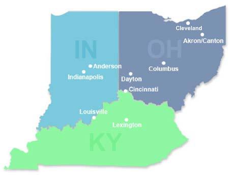 Indiana HIV Outbreak: Geographic Distribution Scott County pop.