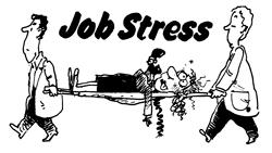 Sources of normal work stress Little autonomy or control over one s job Non-existent career ladders Inadequate resources to