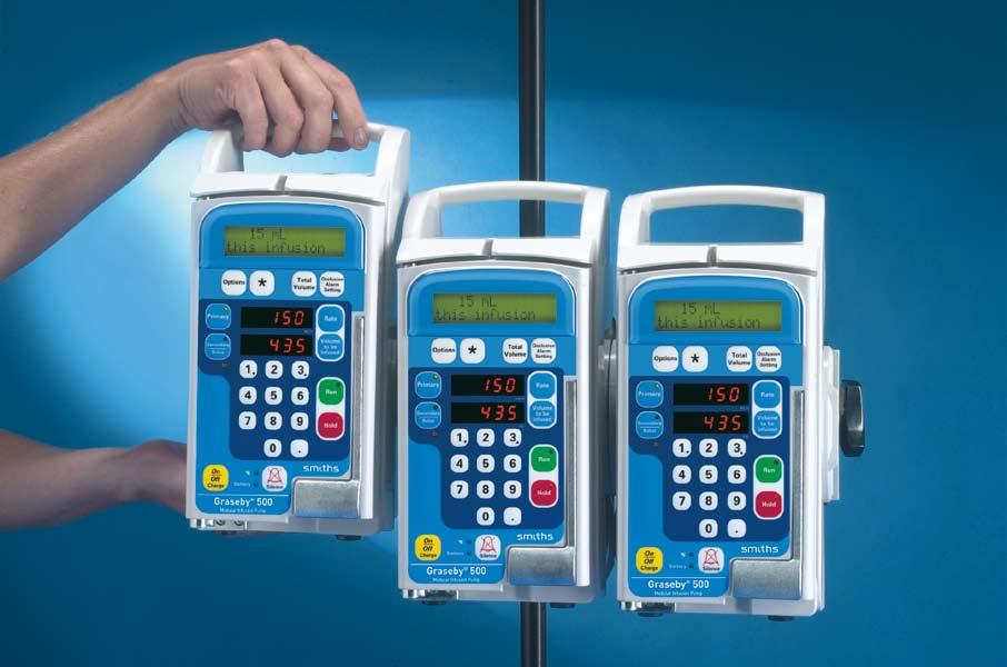INFUSION MANAGEMENT Safety Features User selectable manual or automatic keypad locks, minimises potential of interference with pump. Administration set based free-flow protection.