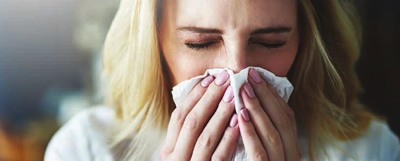Staying healthy during flu season! Influenza (flu) is a viral infection that typically comes on quickly and without prior illness.