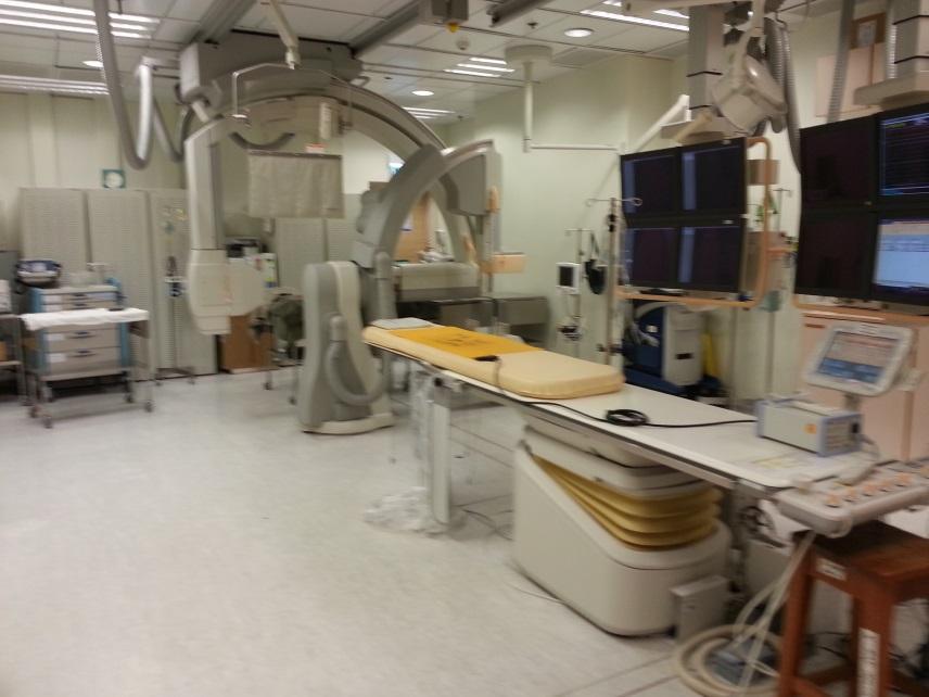 Procedure Location Cardiac Cath Lab Initial place