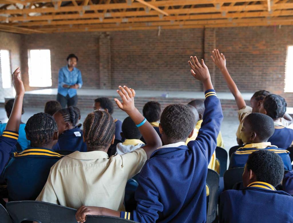 BLC partner New lovelife Trust conduct a lifeskills training with students in Limpopo, South Africa Recommendations Based on BLC s results and lessons learned, the following areas require ongoing