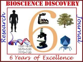 Bioscience Discovery, 6(2):96-101, July - 2015 RUT Printer and Publisher Print & Online, Open Access, Research Journal Available on http://jbsd.