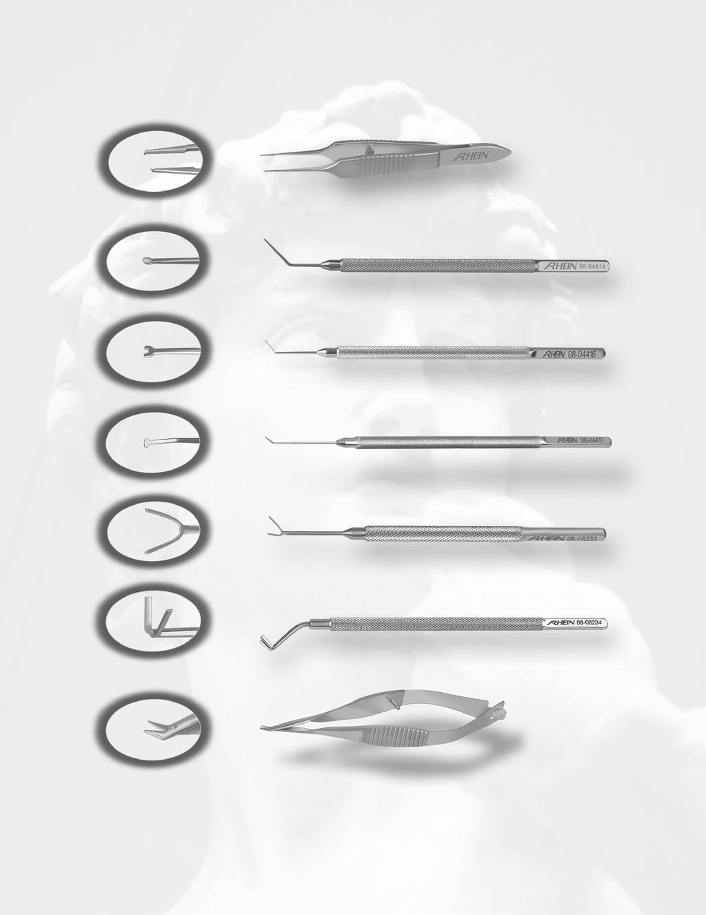 Canaloplasty 08-01306: 0.06mm Canaloplasty Forceps, Short Handle, Stainless 08-01306-L: 0.