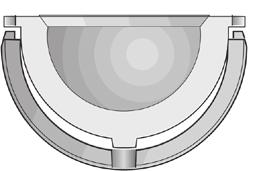 tabs and black etch marks located on the rim of the shell.