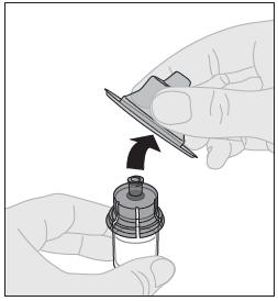 syringe plunger. Turn the plunger rod firmly clockwise until it is securely seated in the syringe plunger. 8.