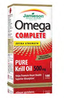 regular fish oil) 100% pure Antarctic krill oil No fishy aftertaste DOSAGE: Adults and adolescents 9 years and older take 1-2 softgels daily for the maintenance of