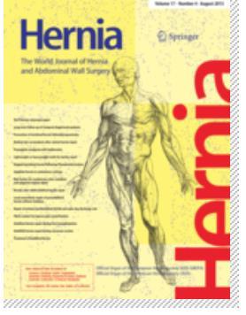 520 hernia repair patients sent questionnaires. 62% (320) response rate.