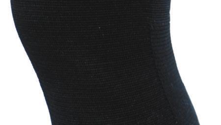 The contour design and stretch polyester provides flexibility along with circular compression