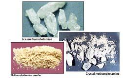 Methamphetamine crystal meth, meth, ice,